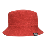 리버서블 블랙/레드 버킷햇