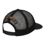 플랫바이저 뱃지 트러커 모자