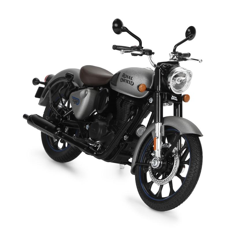 [로얄엔필드]클래식350 건메탈 그레이 미니어처 스케일(1:12)