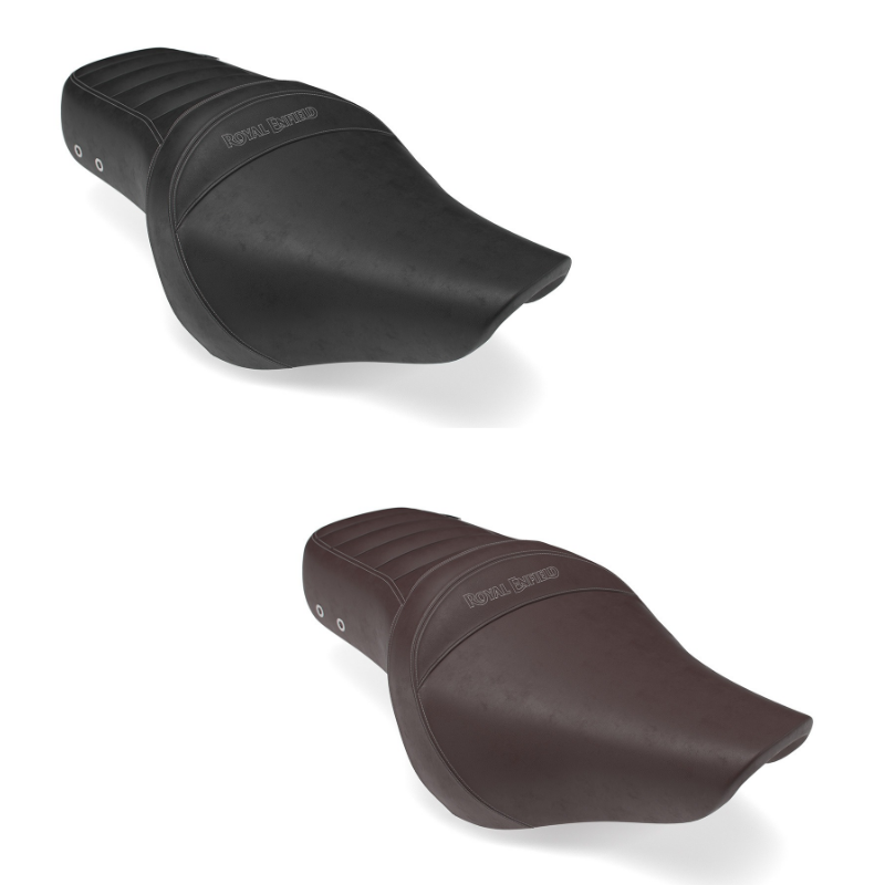[로얄엔필드]뷸렛350 투어링 듀얼 시트, 블랙/브라운
