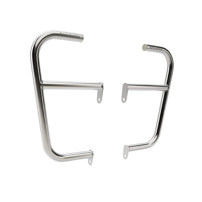 [로얄엔필드]인터셉터650, 컨티넨탈650 트윈스 전용 라지 엔진가드 실버/블랙