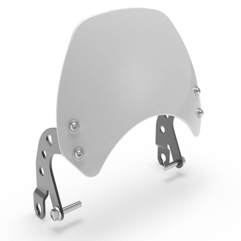 [로얄엔필드]인터셉터650, 컨티넨탈650 트윈스 전용 플라이 스크린 블랙/화이트