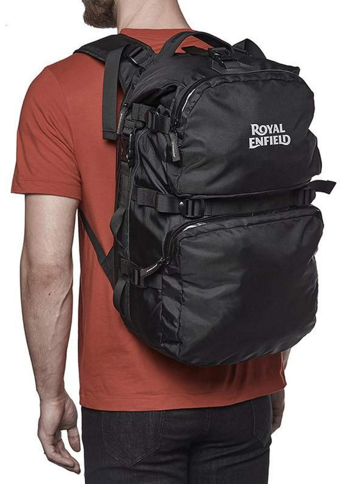 [로얄엔필드]히말라얀 블랙 백팩