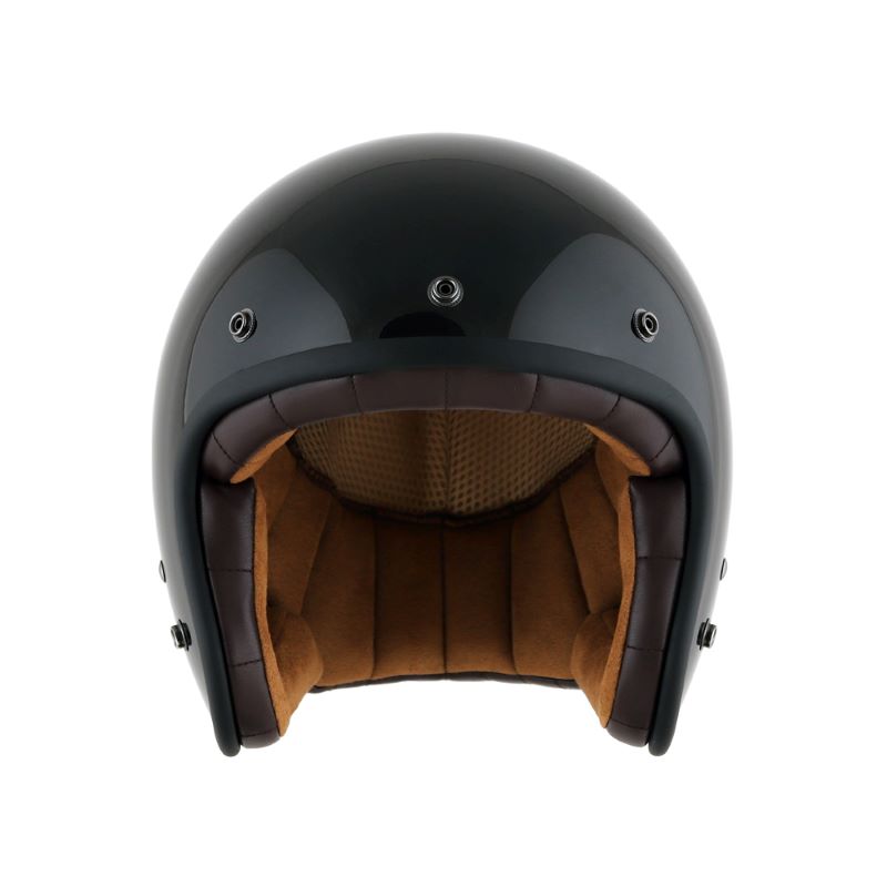 레이저 맘보 클래식 유광 블랙 오픈페이스 헬멧