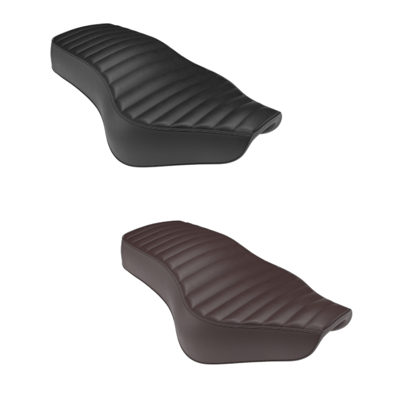 [로얄엔필드]뷸렛350 전용 시트 커버, 블랙/브라운