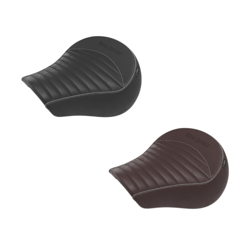 [로얄엔필드]클래식350 전용 투어링 라이더 시트, 블랙/브라운