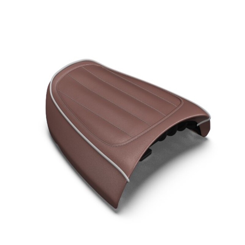 [로얄엔필드]고안클래식350 전용 커스텀 페신저 시트, 브라운