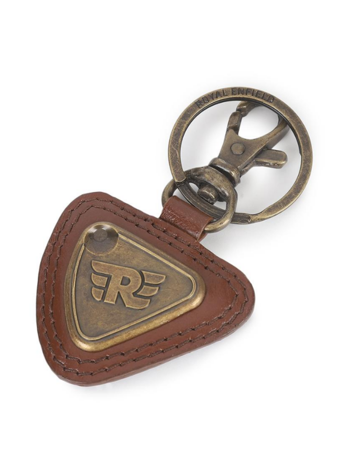 [로얄엔필드]배터리박스 트라이앵글 탄 키체인