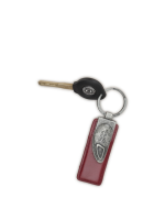 [로얄엔필드]탱크 트림 가죽 탄 키체인