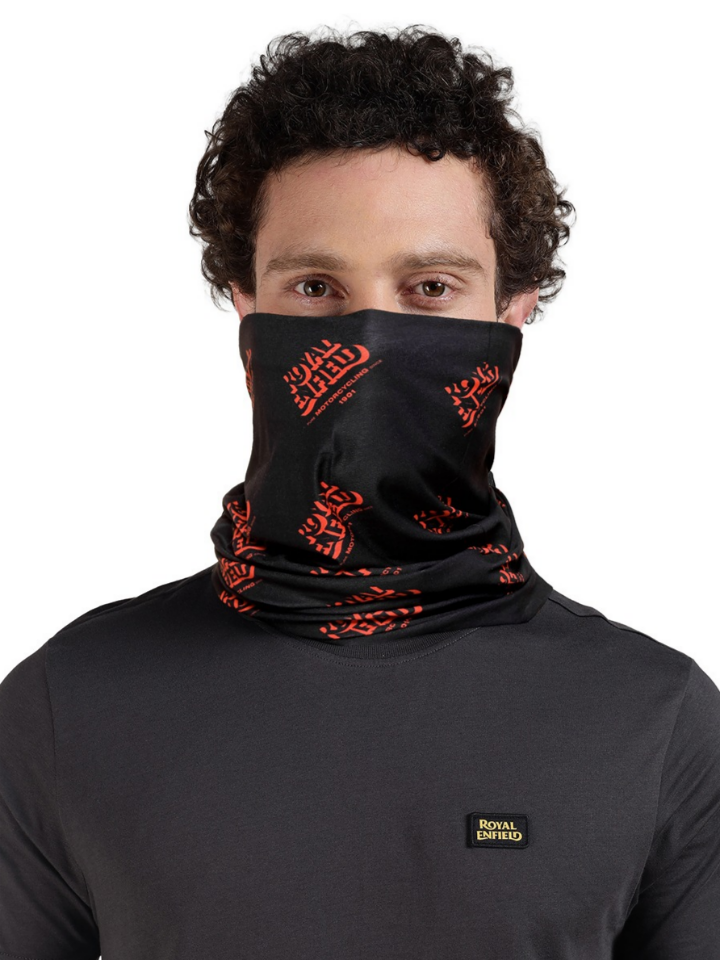 [로얄엔필드]브랜드코어 녹아웃 블랙 바라클라바