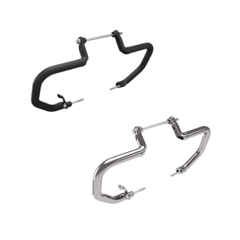 [로얄엔필드]슈퍼메테오/샷건/클래식650 전용 컴팩트 엔진가드, 실버/블랙