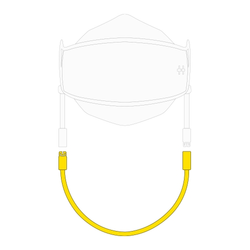 아비티 마스크 스트랩 노랑 27cm Avitty Mask Strap Yellow 10.7in