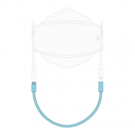 아비티 마스크 스트랩 하늘색 27cm Avitty Mask Strap Sky Blue 10.7in