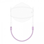 아비티 마스크 스트랩 연보라 27cm Avitty Mask Strap Light Purple 10.7in