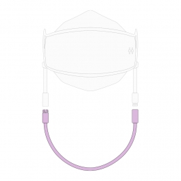 아비티 마스크 스트랩 연보라 27cm Avitty Mask Strap Light Purple 10.7in