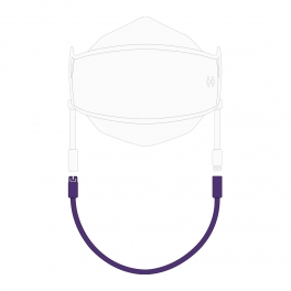 아비티 마스크 스트랩 보라 27cm Avitty Mask Strap Purple 10.7in