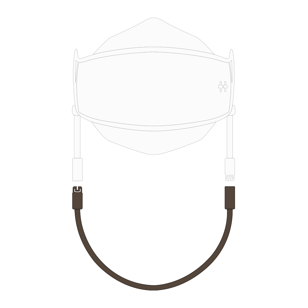 아비티 마스크 스트랩 카키 27cm Avitty Mask Strap Khaki 10.7in