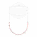 아비티 마스크 스트랩 핑크 27cm Avitty Mask Strap Pink 10.7in