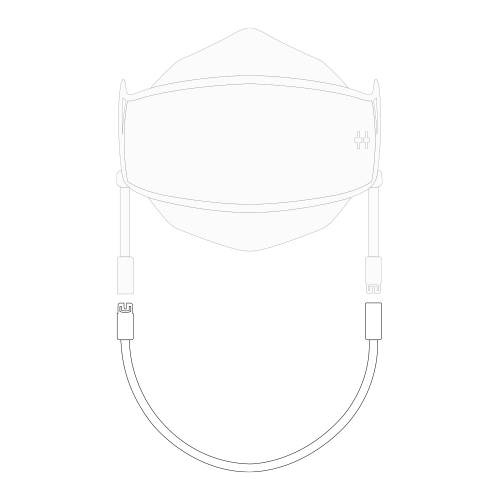 아비티 마스크 스트랩 화이트 27cm Avitty Mask Strap White 10.7in