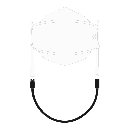 아비티 마스크 스트랩 블랙 27cm Avitty Mask Strap Black 10.7in