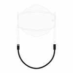 아비티 마스크 스트랩 블랙 27cm Avitty Mask Strap Black 10.7in