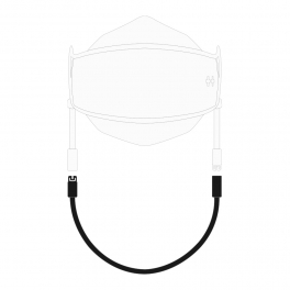 아비티 마스크 스트랩 블랙 27cm Avitty Mask Strap Black 10.7in