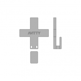 아비티 미니 벽 고리 그레이 Avitty Mini Wall Hook Gray