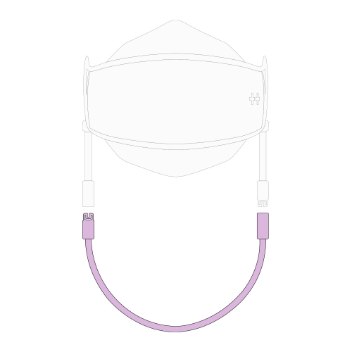 아비티 마스크 스트랩 연보라 41cm Avitty Mask Strap Light Purple 16.2in