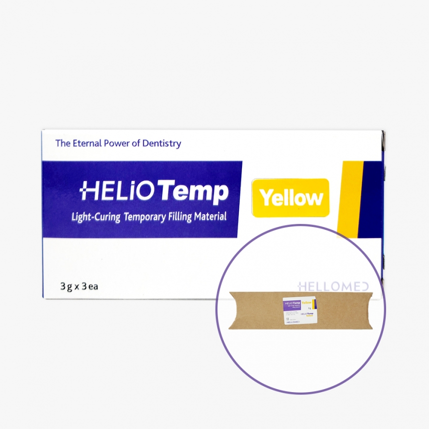 Helio Temp Yellow 임시충전재 (1입)
