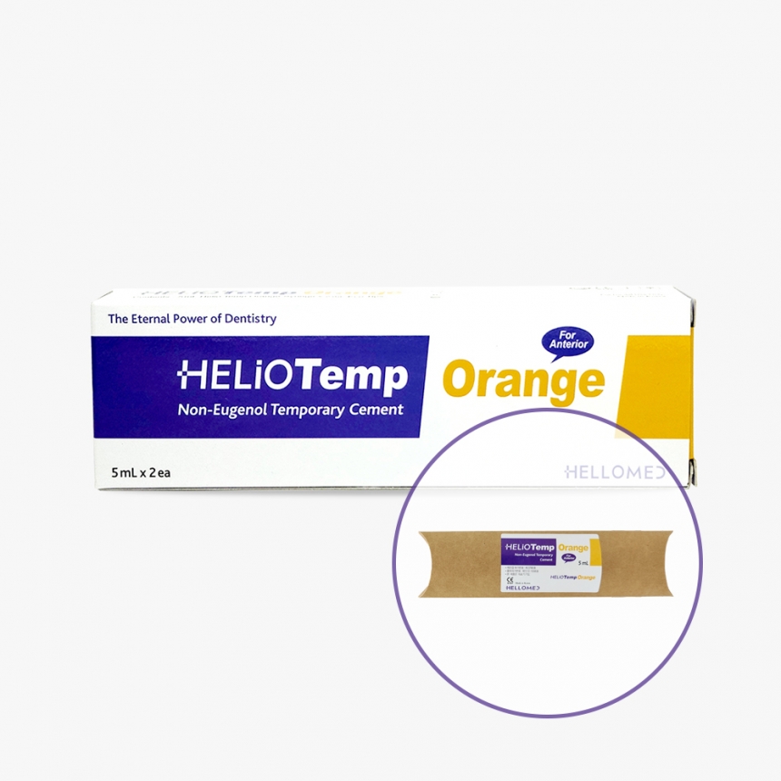 Helio Temp Orange 임시시멘트 (1입)