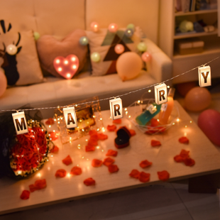 레터링 가랜드 조명