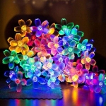 태양광 꽃송이 USB 벚꽃 조명