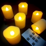 USB 충전식 전자촛불 6P