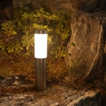 LED 태양광 원형 기둥 정원등 황색등&백색등 2개 1세트