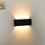 LED 태양열 12구 직사각 벽등 2개 1세트