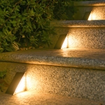 솔레르 태양광 LED 정원 울타리 계단등