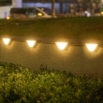 솔레르 태양광 LED 정원 울타리 계단등