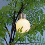 우주볼 줄전구 USB 화이트캡 빅볼 앵두 전구 6M 30구