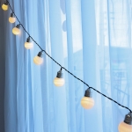 우주볼 줄전구 USB 화이트캡 빅볼 앵두 전구 6M 30구