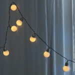 우주볼 줄전구 USB 화이트캡 빅볼 앵두 전구 6M 30구