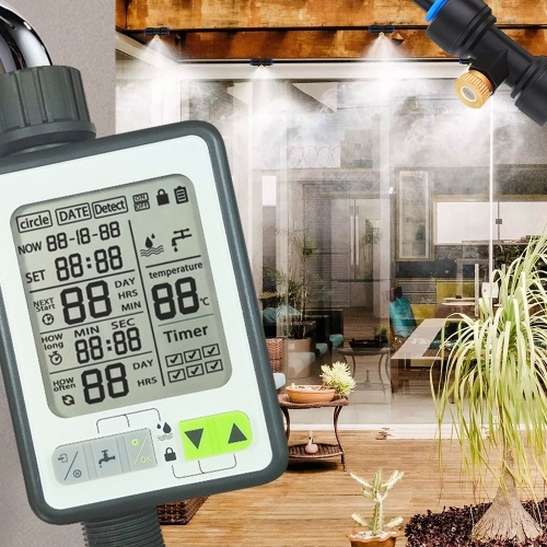 오션웨이 워터 타이머 냉각 가습 미스트 스프링클러 세트