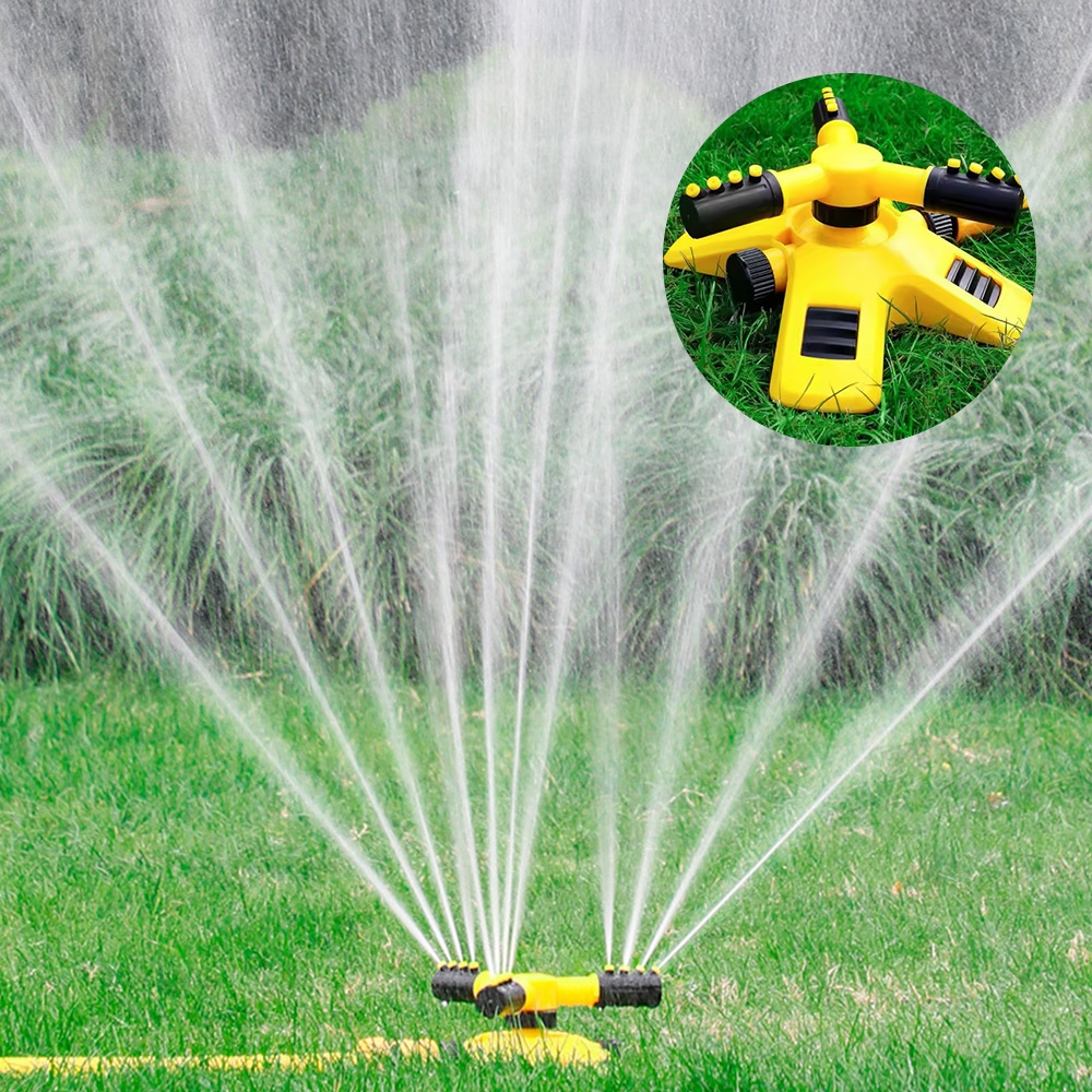 풀터너 360도 회전 3방향 정원 스프링클러