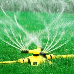 풀터너 360도 회전 3방향 정원 스프링클러