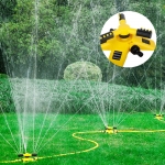 풀터너 360도 회전 3방향 정원 스프링클러