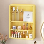 글라하임 무타공 다용도 벽걸이형 수납함 뷰티박스 화장품 피규어 정리함
