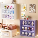 글라하임 무타공 다용도 벽걸이형 수납함 뷰티박스 화장품 피규어 정리함