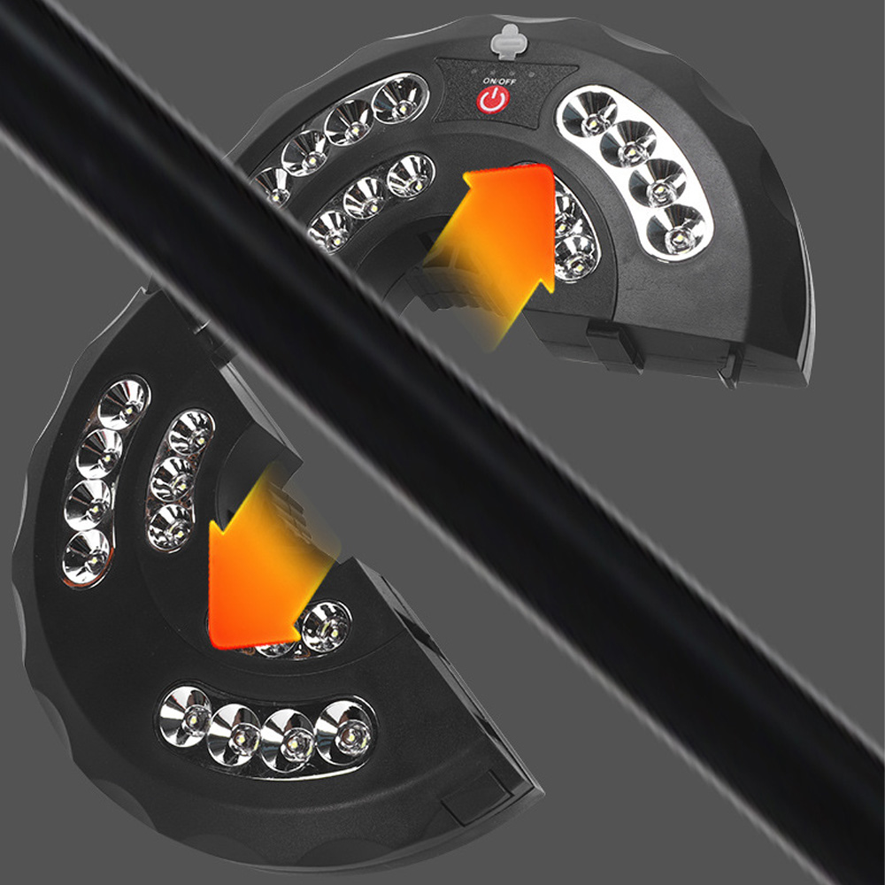 파라등 파라솔 타프 폴대 행사 천막 기둥 LED  원형 조명