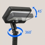 크링 LED 방수 태양광 센서등 문어발 자바라 클램프 조명