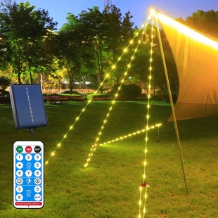 밤빛로프 태양광 LED 스트링가드 타프 텐트 줄 끈 로프 캠핑 용품