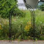 로엠 철재 가든아치 대문형 정원 펜스 넝쿨 식물 지지대